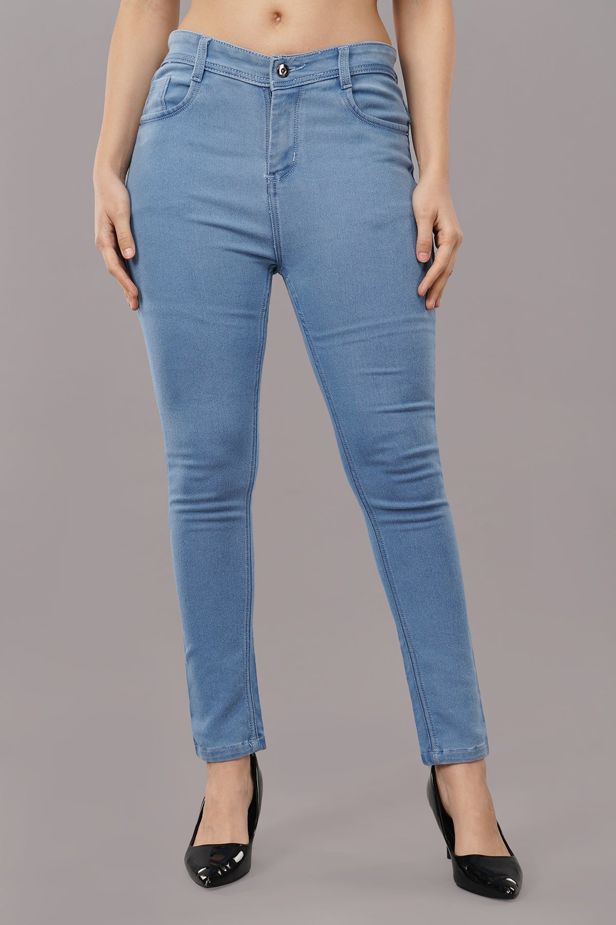 Sky Blue Slim Fit Jeans