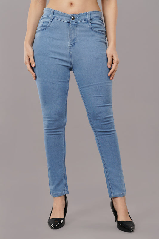 Sky Blue Slim Fit Jeans