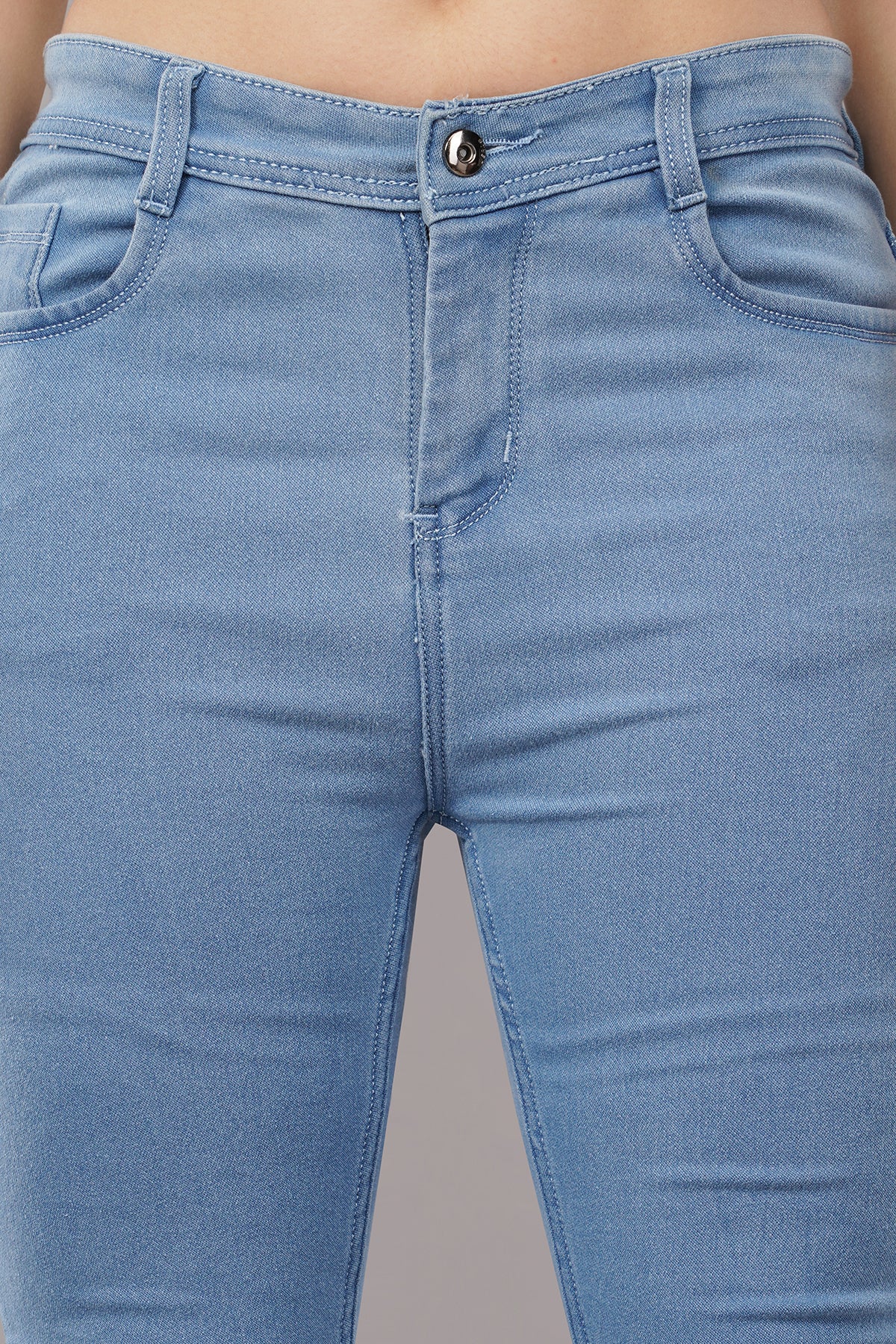 Sky Blue Slim Fit Jeans