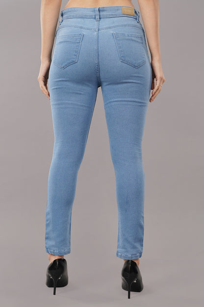 Sky Blue Slim Fit Jeans