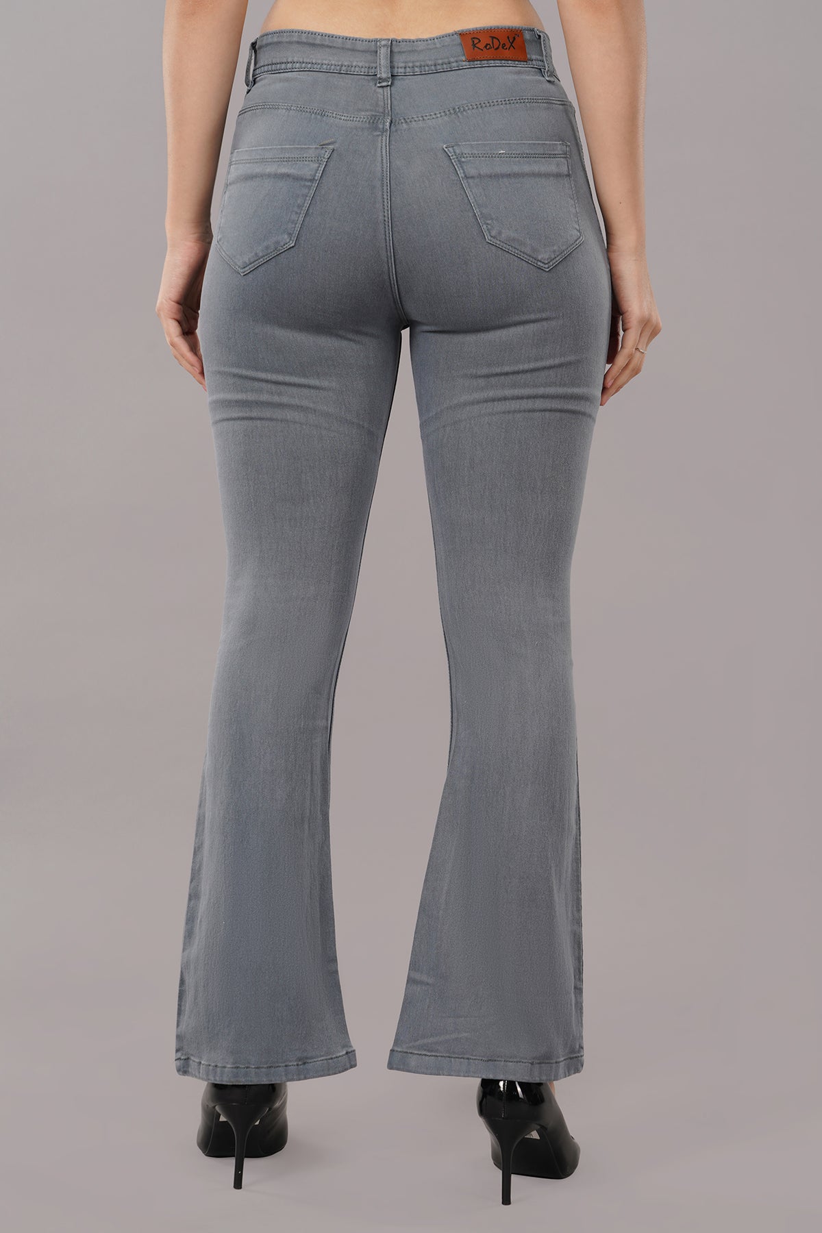 Grey Slim Bell bottom