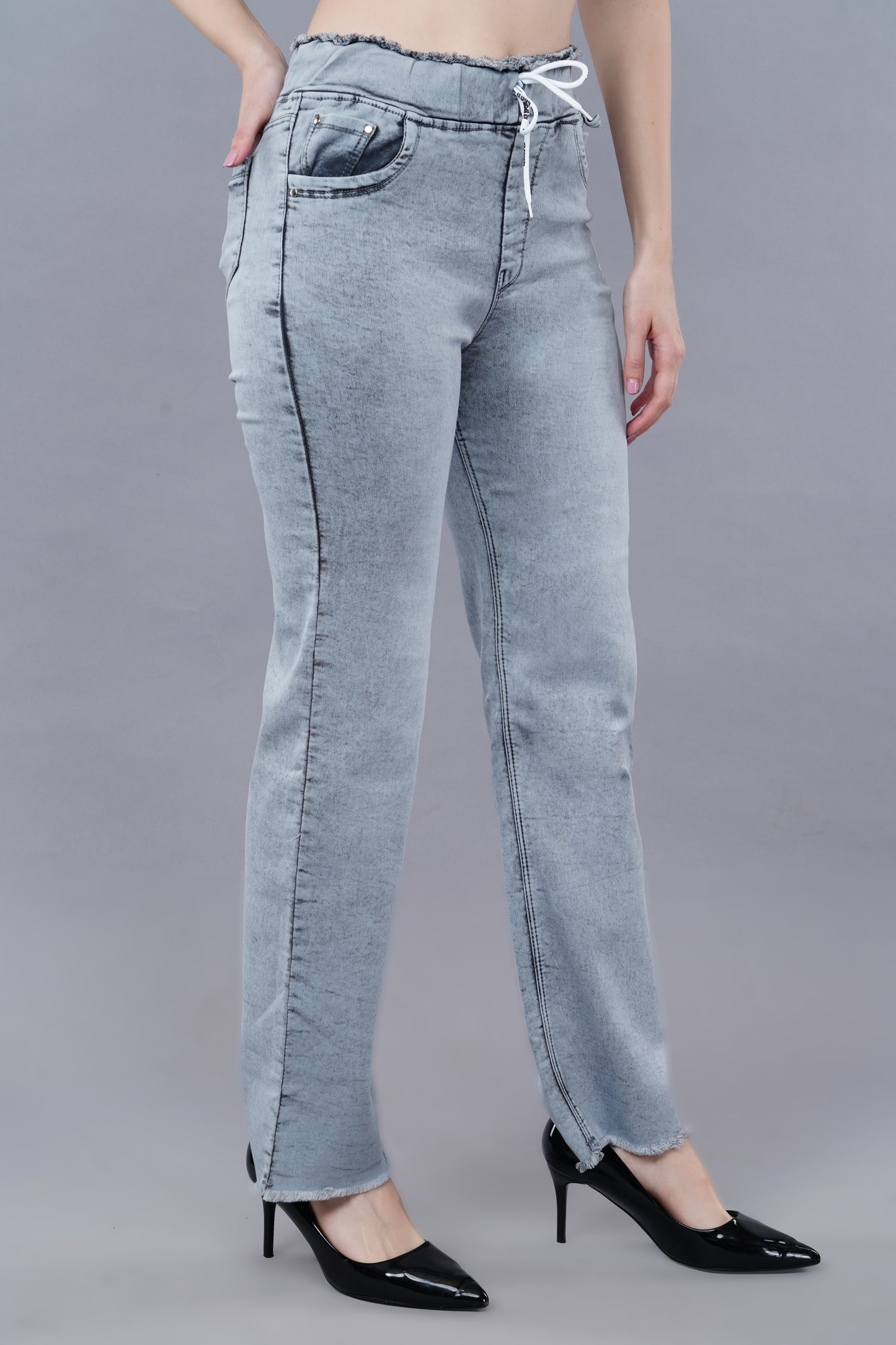 Straight Fit joggers style jeans