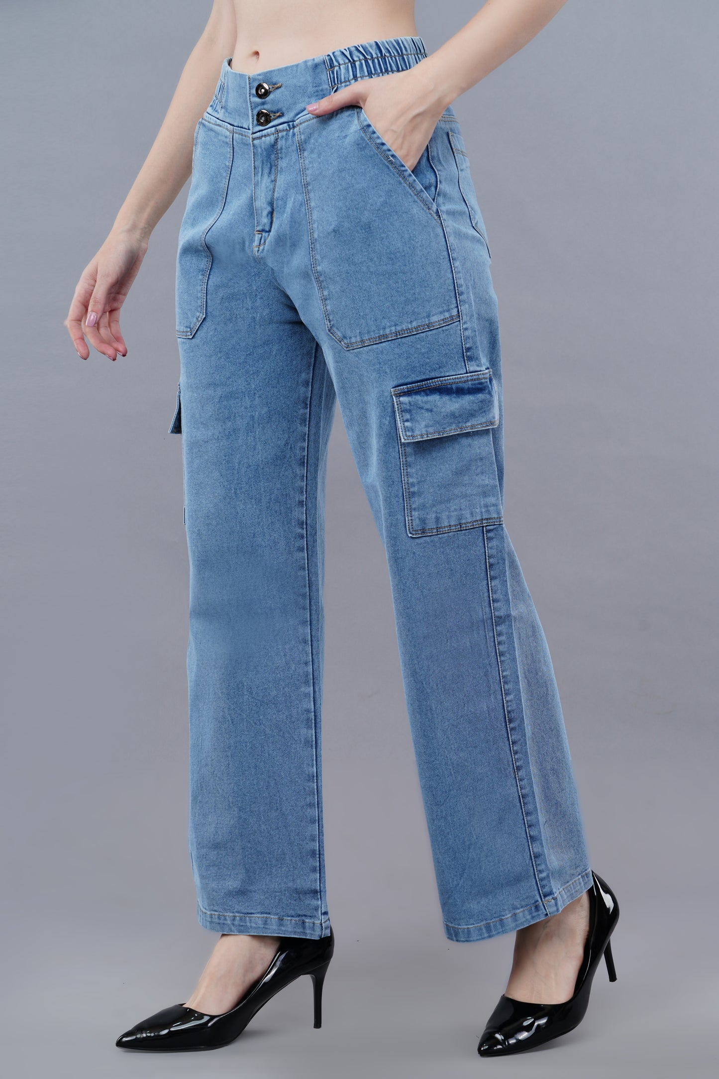 Carpenter Pants Street wear Straight fit jeans